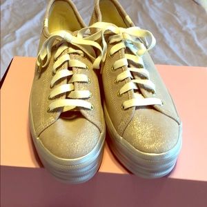 Champagne sparkle pink Keds by Kate Spade